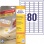 Etikety univerzálne odnímateľné 35,6x16,9mm Avery A4 25+5 hárkov 