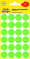 Okrúhle etikety Avery Zweckform - neón zelena, d=18 mm