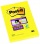 Samolepiaci bloček Post-it Super Sticky, 102x152 mm, žltý, linajky 