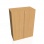 Policová skriňa Drive, zámok, 80x111x42 cm, buk/buk 