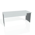 Písací stôl  Hobis Gate GS 1800 - sivá/sivá