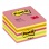 Samolepiaci bloček Post-it, 76x76 mm, neónová ružová, mix 