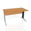 Písací stôl Hobis Cross CS 1400 - jelša/kov