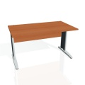 Písací stôl Hobis Cross CS 1400 - čerešňa/kov