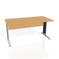 Písací stôl Hobis Cross CS 1600 - buk/kov