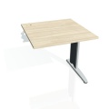 Písací stôl Hobis Flex FS 800 R - agát/kov