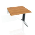 Písací stôl Hobis Flex FS 800 R - jelša/kov
