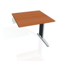Písací stôl Hobis Flex FS 800 R - čerešňa/kov