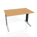 Písací stôl Hobis Flex FS 1200 - buk/kov