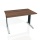 Písací stôl Hobis Flex FS 1200 - orech/kov