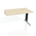 Písací stôl Hobis Flex FS 1200 R - agát/kov