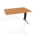 Písací stôl Hobis Flex FS 1200 R - jelša/kov