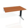 Písací stôl Hobis Flex FS 1200 R - čerešňa/kov