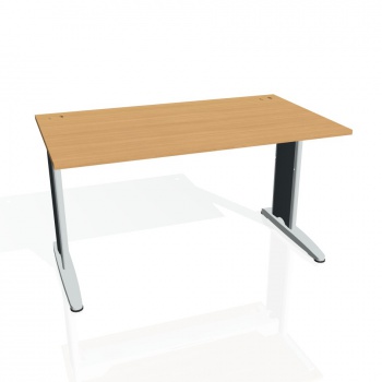 Písací stôl Hobis Flex FS 1400 - buk/kov