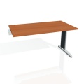 Písací stôl Hobis Flex FS 1400 R - čerešňa/kov
