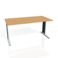 Písací stôl Hobis Flex FS 1600 - buk/kov