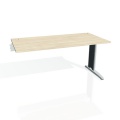 Písací stôl Hobis Flex FS 1600 R - agát/kov