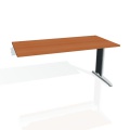 Písací stôl Hobis Flex FS 1600 R - čerešňa/kov
