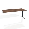Písací stôl Hobis Flex FS 1800 R - orech/kov