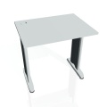 Písací stôl Hobis Flex FE 800 - sivá/kov