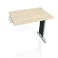Písací stôl Hobis Flex FE 800 R - agát/kov