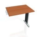 Písací stôl Hobis Flex FE 800 R - čerešňa/kov