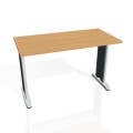 Písací stôl Hobis Flex FE 1200 - buk/kov