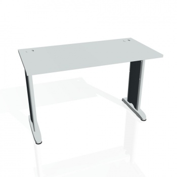 Písací stôl Hobis Flex FE 1200 - sivá/kov
