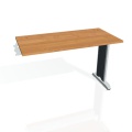 Písací stôl Hobis Flex FE 1200 R - jelša/kov