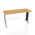 Písací stôl Hobis Flex FE 1400 - buk/kov