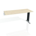 Písací stôl Hobis Flex FE 1400 R - agát/kov