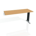 Písací stôl Hobis Flex FE 1400 R - buk/kov