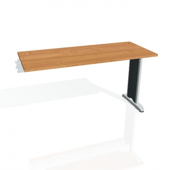 Písací stôl Hobis Flex FE 1400 R - jelša/kov