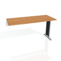 Písací stôl Hobis Flex FE 1400 R - jelša/kov