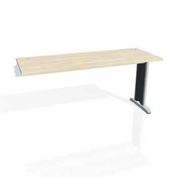Písací stôl Hobis Flex FE 1600 R - agát/kov
