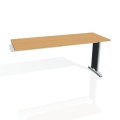 Písací stôl Hobis Flex FE 1600 R - buk/kov