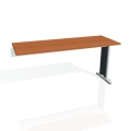 Písací stôl Hobis Flex FE 1600 R - čerešňa/kov
