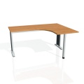 Písací stôl Hobis Flex FE 60 L - jelša/kov