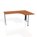 Písací stôl Hobis Flex FE 60 L - čerešňa/kov