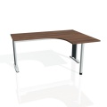 Písací stôl Hobis Flex FE 60 L - orech/kov