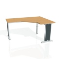 Písací stôl Hobis Flex FEV 60 L - buk/kov