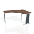 Písací stôl Hobis Flex FEV 60 L - orech/kov