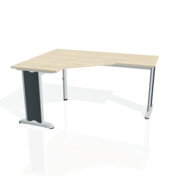 Písací stôl Hobis Flex FEV 60 L - agát/kov