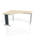 Písací stôl Hobis Flex FEV 60 L - agát/kov