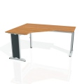 Písací stôl Hobis Flex FEV 60 L - jelša/kov