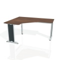 Písací stôl Hobis Flex FEV 60 L - orech/kov