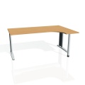 Písací stôl Hobis Flex FE 1800 L - buk/kov