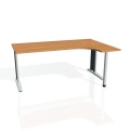Písací stôl Hobis Flex FE 1800 L - jelša/kov