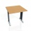 Rokovací stôl Flex, 80x75,5x80 cm, buk/kov 