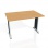Rokovací stôl Flex, 120x75,5x80 cm, buk/kov 